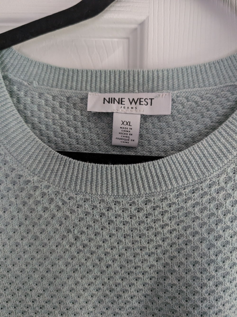 Nine West Light Mint Knit Sweater - Women's